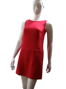 LOFT ANN TAYLOR ROJO CAMBIO/TÚNICA SIN MANGAS PRECIO DE VENTA SUGERIDO POR EL FABRICANTE $79,50 Tallas 32 - 34 pulgadas BUSTO - Imagen 1 de 9