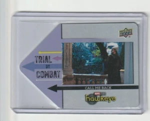 Tarjeta coleccionable 2023 Upper Deck Hawkeye Metal Trial Combat #TBC11 Hailee Steinfeld - Imagen 1 de 2