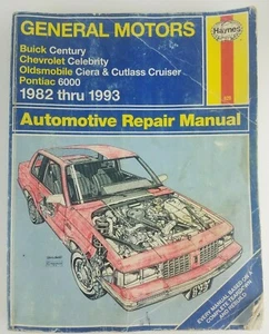 Haynes ~ Buick Oldsmobile Chevrolet & Pontiac Repair Manual ~ 1982 to 1993 - Picture 1 of 2