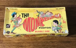 THE MONKEES ORIGINAL BUBBLE GUM CARD BOX ~ 1966 RAYBERT - Picture 1 of 7