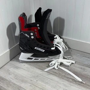 Bauer Mens NS Black High Top Lace-Up Ice Hockey Skates Size 5 - Picture 1 of 10
