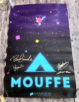 Mouffe 2014 large size autographed promo poster Critical Hit 14 event Montreal - Image 1 of 4