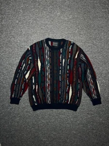 GECCU AUSTRALIA Coogi Style 3D Sweater/Pullover - MERINO WOOL - Size L - Picture 1 of 11