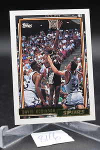 1992-93 Topps Gold #277 David Robinson Spurs - Foto 1 di 2