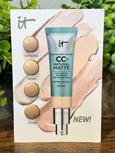 IT Cosmetics Your Skin But Better CC+ Natural Matte Sample Set - Fair Shades - Picture 1 of 2