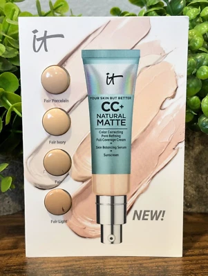 IT Cosmetics Your Skin But Better CC+ Natural Matte Sample Set - Fair Shades - Image 1 of 2