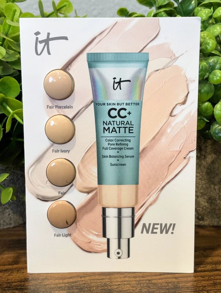 IT Cosmetics Your Skin But Better CC+ Natural Matte Sample Set - Fair Shades - Image 1 of 2