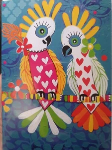 Maxwell & Williams Donna Sharam CHATTER Greeting card with silk finish - Picture 1 of 2