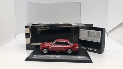 MINICHAMPS ALFA ROMEO GTA 1300 JUNIOR  EDIZIONE  LIMITATA 1/5544 PZ.  scala 1:43 - Immagine 1 di 4