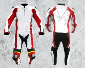 Mens New Customize Motorcycle Race & Track Motorbiker Racing Leather Suit - Picture 1 of 3