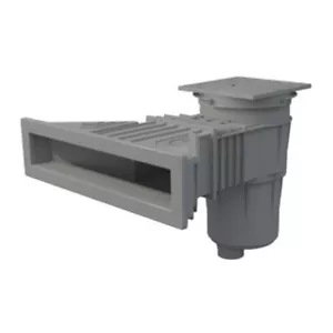 Astralpool Slim Skimmer Breitmaulskimmer Oberflächenabsauger hellgrau RAL7004 - Bild 1 von 2