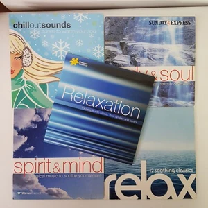 Relaxation Chillout Music Compilation CD 5 Pack Bundle Earl Gray Mozart Bach - Picture 1 of 3