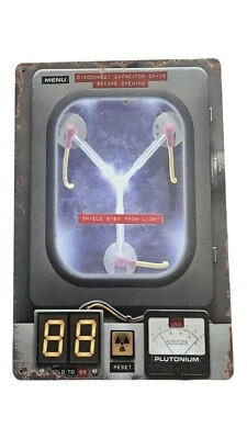 🍀 Blechschild Metallschild Film Zurück In Die Zukunft Flux-Kompensator Tin Sign