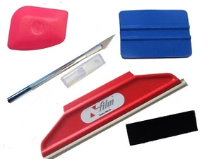 Profi Rakel-Set Nr2A 5-teilig, 1x 3M Rakel+2 Spezialrakel perfekt Scheiben Tönen - Bild 1 von 1