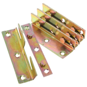 Accesorios para conectores de cama de 4 piezas soportes de repuesto para herrajes para niños pequeños - Imagen 1 de 12