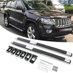 2Pcs Fixed Runing Boards Side Step Nerf Bar for Jeep Grand Cherokee 2011-2021 - Picture 1 of 8