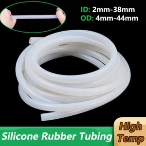 ID 2mm-38mm Industrial Grade Silicone Rubber Tubing Hose High Temp Translucent - Picture 1 of 12