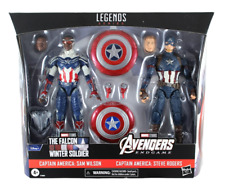 Marvel Legends Falcon Sam Wilson & Captain America Steve Rogers Figure 2-Pack