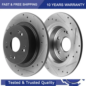 260mm Rear Disc Brake Rotors Pair For 2003 2004 -2007 Honda Accord Brake Rotor - Picture 1 of 4