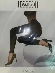 Wolford Velvet 66 Leggings Color: Mocca Size: Small 17017 - Picture 1 of 1