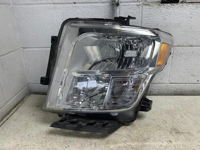 2019 NISSAN TITAN XD OEM HALOGEN HEADLIGHT DRIVER LEFT SIDE ID 26060EZZ1A - Image 1 of 4