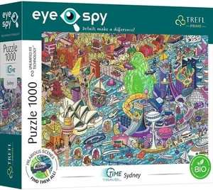 NUOVO puzzle Trefl 1000 pezzi occhio SPY viaggio nel tempo Sydney, Australia - Foto 1 di 2