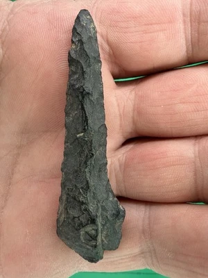 Authentic Pennsylvania Indian Artifact Ovoid Projectile Point Arrowhead OH - Image 1 of 4