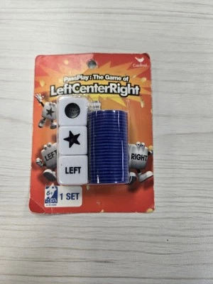 Passplay The Game of LeftCenterRight Dice Game Toy Cardinal Spin Master Sealed - Image 1 of 2