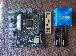 Pakiet ZESTAW Intel Płyta główna Asus B760M-K + Cpu i7-12700Kf + 32GB DDR5 Kingston - Zdjęcie 1 z 6