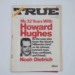 Revista vintage TRUE abril 1972 Howard Hughes - Imagen 1 de 10