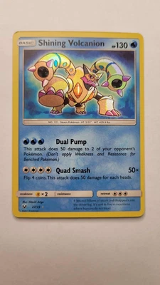Shining Volcanion 27/73 Pokemon Card Ultra Rare Shining Legends Pokemon TCG NM - Image 1 of 2