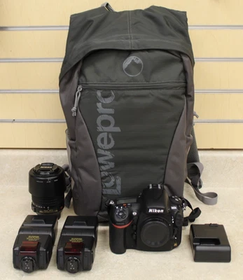 Nikon D800E Digital Camera w/55-200mm Lens & Flashes *Pre-owned* FREE SHIPPING - Image 1 of 4