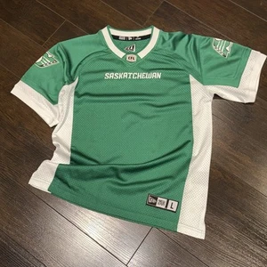Saskatchewan Roughriders Football Jersey Youth Size L New Era Green Home CFL - Picture 1 of 17