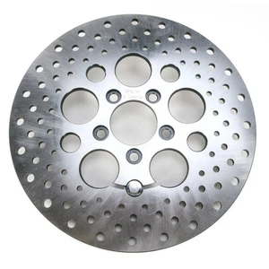Drag Specialties Rear 11.5 in. Stainless Steel Drilled Brake Rotor - 1710-1905 - Picture 1 of 3