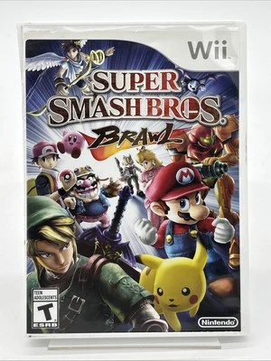 Super Smash Bros. Brawl (Nintendo Wii, 2008) No Manual Nintendo - Image 1 of 4