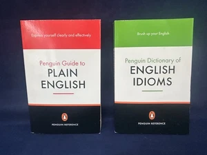 The Penguin Guide to Plain English & Dictionary of English Idioms Paperbacks - Picture 1 of 4
