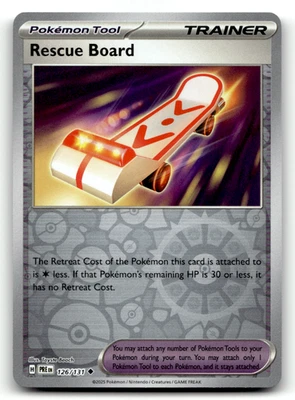 Rescue Board 159/162 Reverse Holo Uncommon SV05: Temporal Forces LP - Image 1 of 2