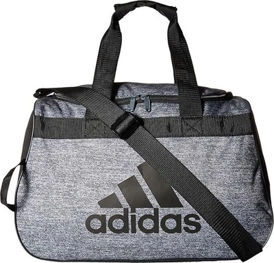 BOLSO DE LONA ADIDAS Diablo Pequeño Jersey Onix GRIS Y NEGRO Atlético y Ligero Foto 1 de 4