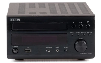 Denon RCD-M37 CD Ricevitore + Fb / MP3 Wma Cd-R / Rw / revisionato 1 Anno - Immagine 1 di 3