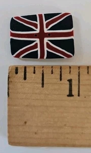 Just Another Button Company LARGE UK FLAG Polymer Clay Button for Cross-Stitch - Picture 1 of 1