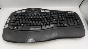 Logitech K350 ( Y-RBN90 ) Wireless Comfort Wave Ergonomic Keyboard NO RECIEVER - Picture 1 of 10