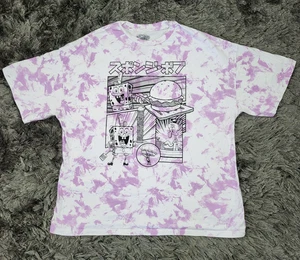 SpongeBob SquarePants T-Shirt Mens Medium Tie Dye Anime Squidward Nickelodeon - Picture 1 of 12