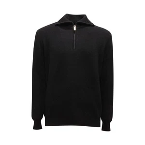 M6717 MAGLIONE UOMO PAOLO PECORA MAN WOOL HALF ZIP SWEATER - Picture 1 of 4
