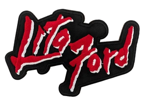 Lita Ford Patch, Embroidered Iron On Band Patch DIY, Lita Ford Logo Patch - Picture 1 of 1