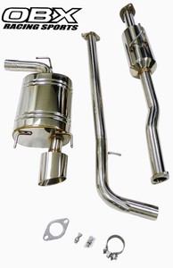 OBX Catback Exhaust For 2007 To 2011 Toyota Camry TRD Style 4Cyl 2.4L 2.5L