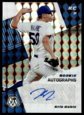 2021 Panini Mosaic Rookie Autographs Choice Fusion Kris Bubic Auto Kansas City - Image 1 of 2
