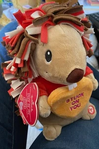 Valentine's Day Hallmark Stuck on You Porcupine Interactive Stuffed Animal NWT - Picture 1 of 1