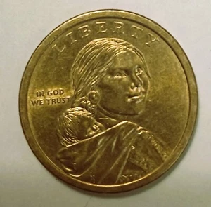 2010 D Sacagawea Great Law of Peace $1 Coin - Picture 1 of 4