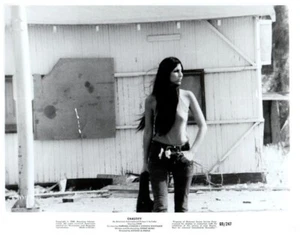 Cher Chastity Busty Boho Hippie in jeans carrying flowers Original 8x10 Photo - Picture 1 of 1