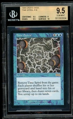Time Spiral - Urza's Saga, BGS 9.5 GEM MINT. MTG (pop 1 of 19)  - Image 1 of 2